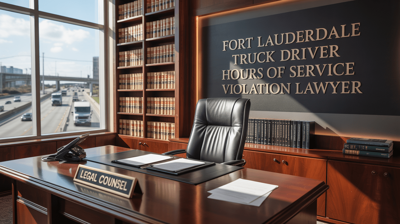 Fort Lauderdale Truck Driver Hours of Service Violation Lawyer 
