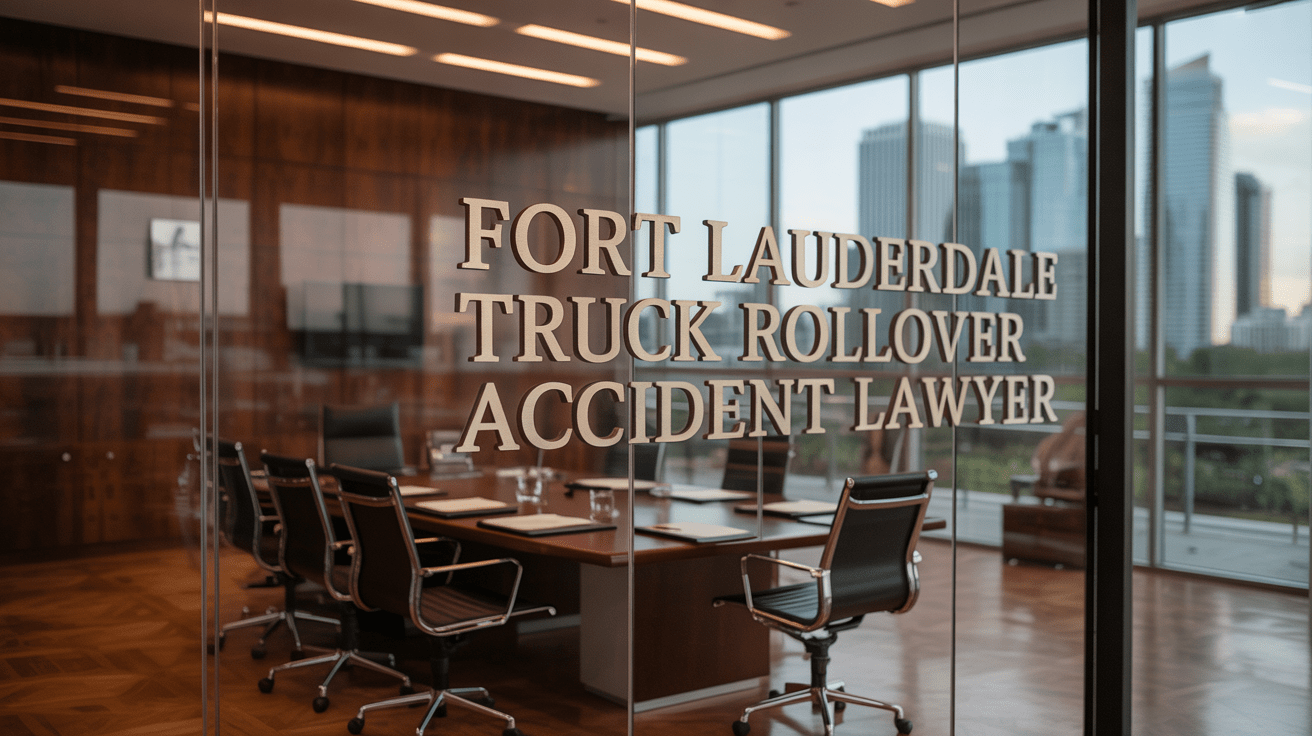 Fort Lauderdale Truck Rollover Accident Lawyer