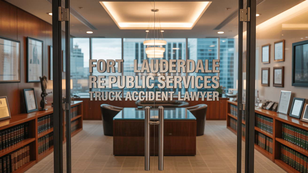 Fort Lauderdale Republic Services Truck Accident Lawyer