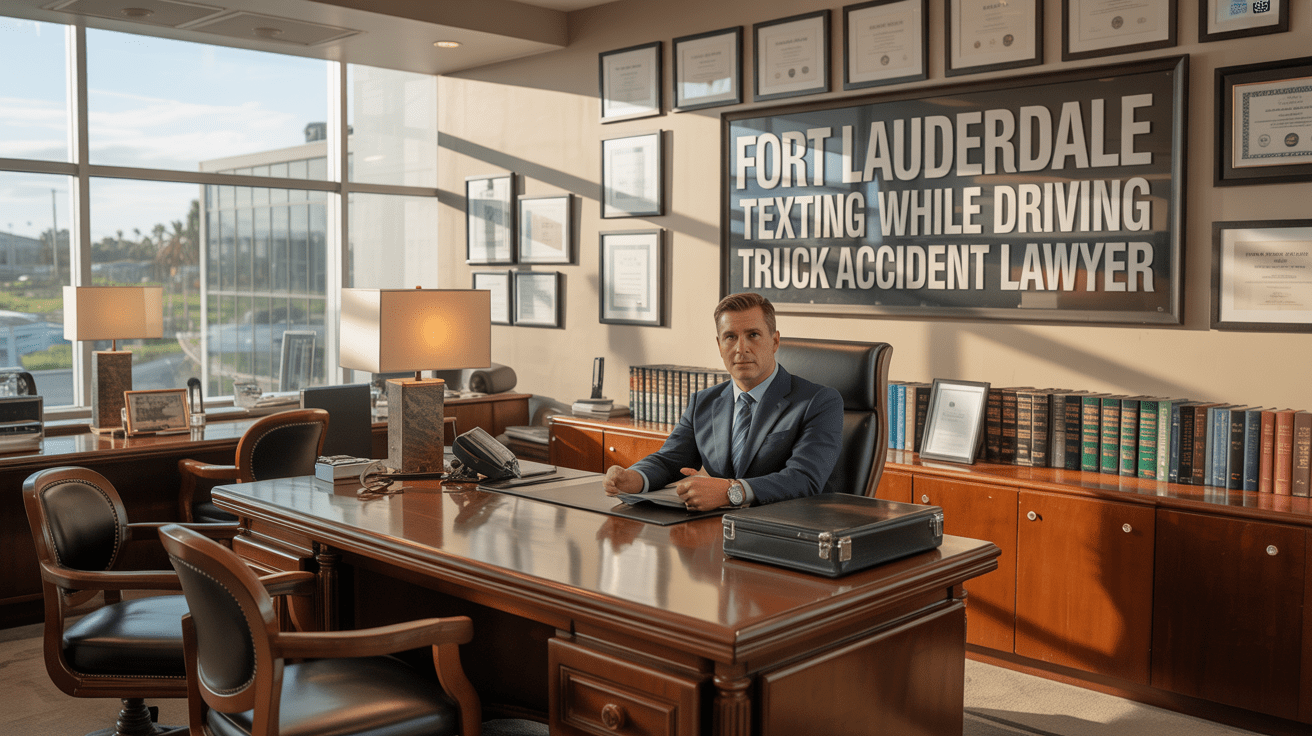 Fort Lauderdale Texting While Driving Truck Accident Lawyer