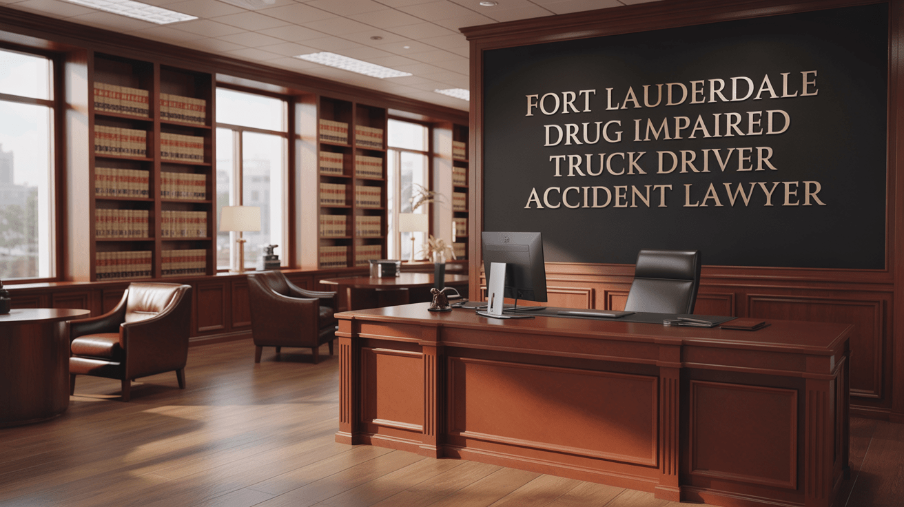 Fort Lauderdale Drug Impaired Truck Driver Accident