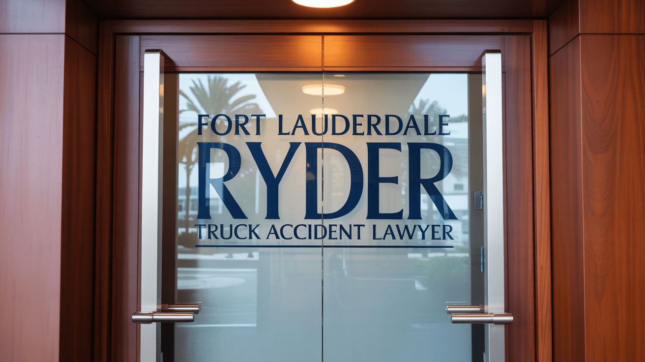 Fort Lauderdale Ryder Truck Accident Lawyer