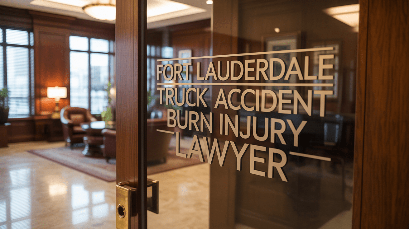 Fort Lauderdale Truck Accident Burn Injury Lawyer