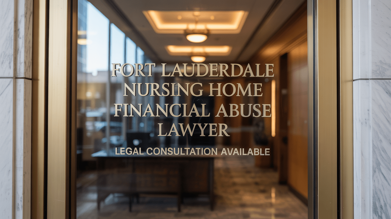 Fort Lauderdale Nursing Home Financial Abuse Lawyer