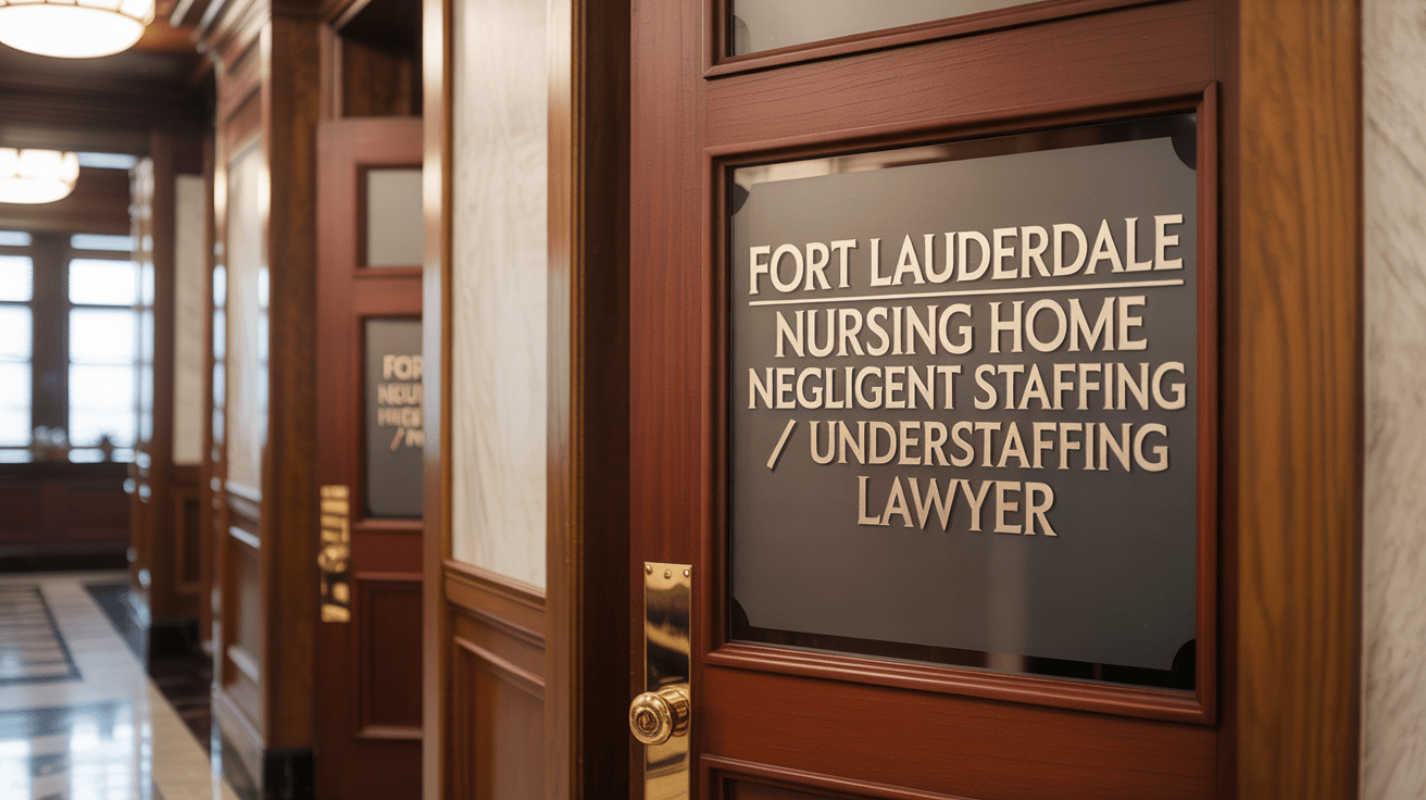 Fort Lauderdale Nursing Home Negligent Staffing / Understaffing Lawyer