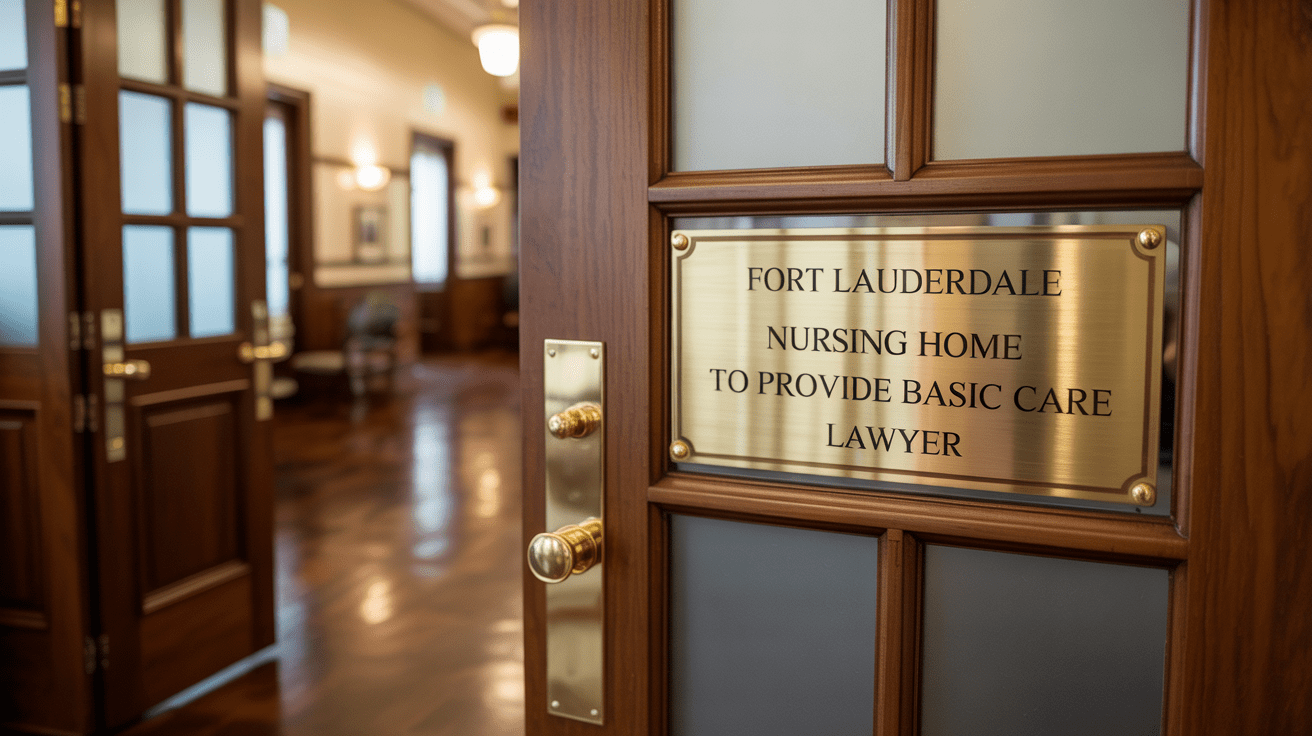 Fort Lauderdale Nursing Home Failure to Provide Basic Care Lawyer