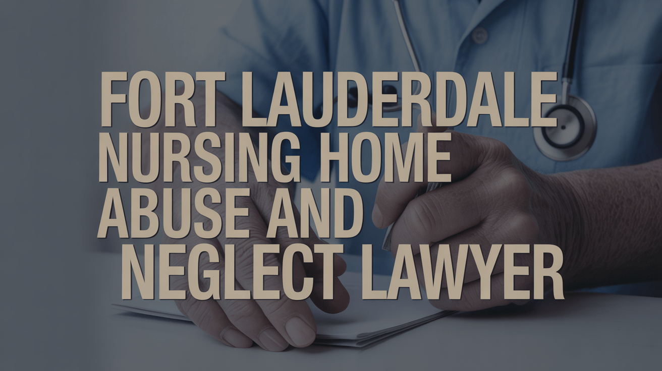 Fort Lauderdale Nursing Home Abuse and Neglect Lawyer