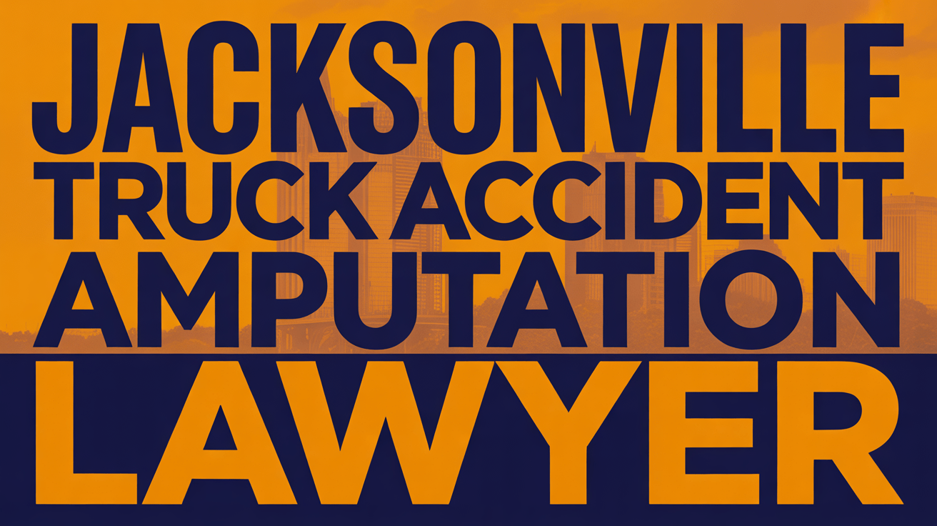 Jacksonville Truck Accident Amputation Lawyer