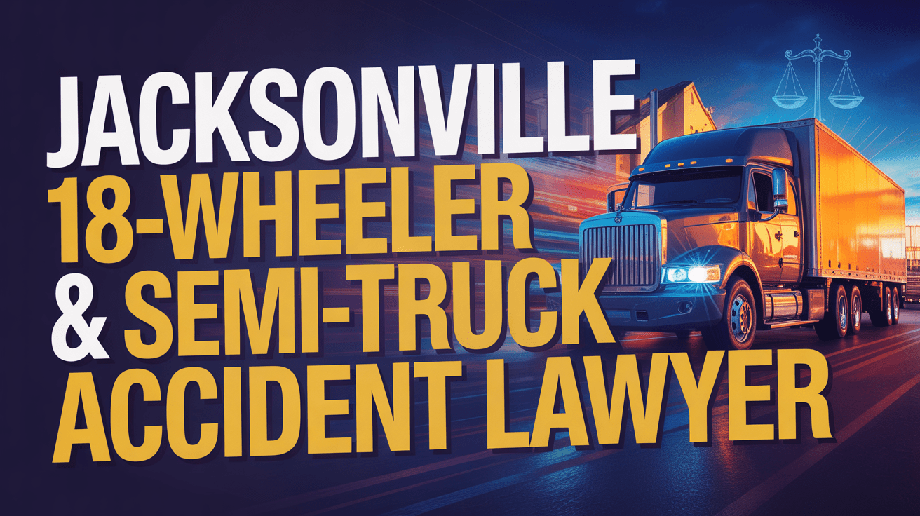 Abogado de accidentes de camiones en Jacksonville