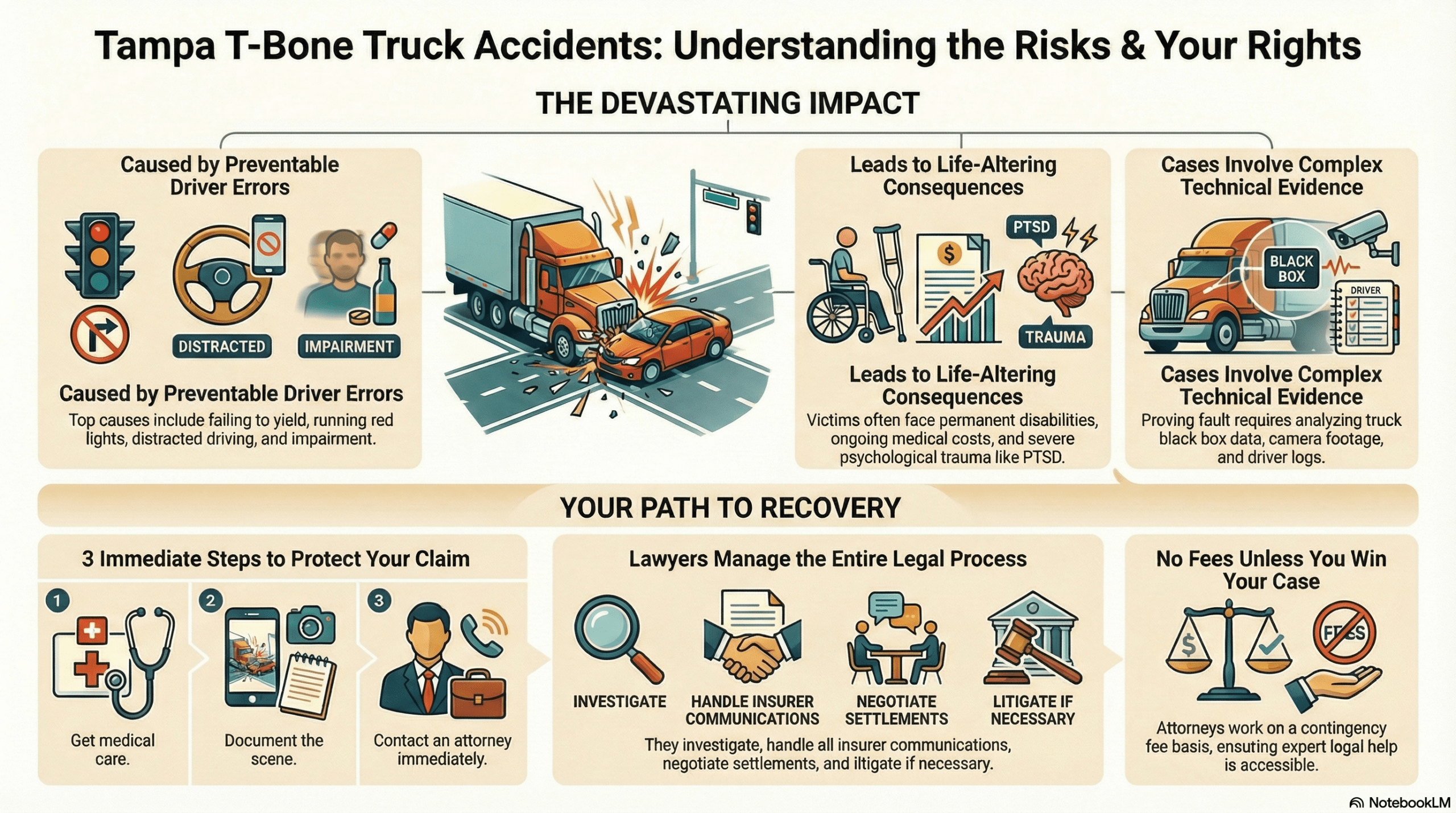 Tampa T-Bone Truck Accident