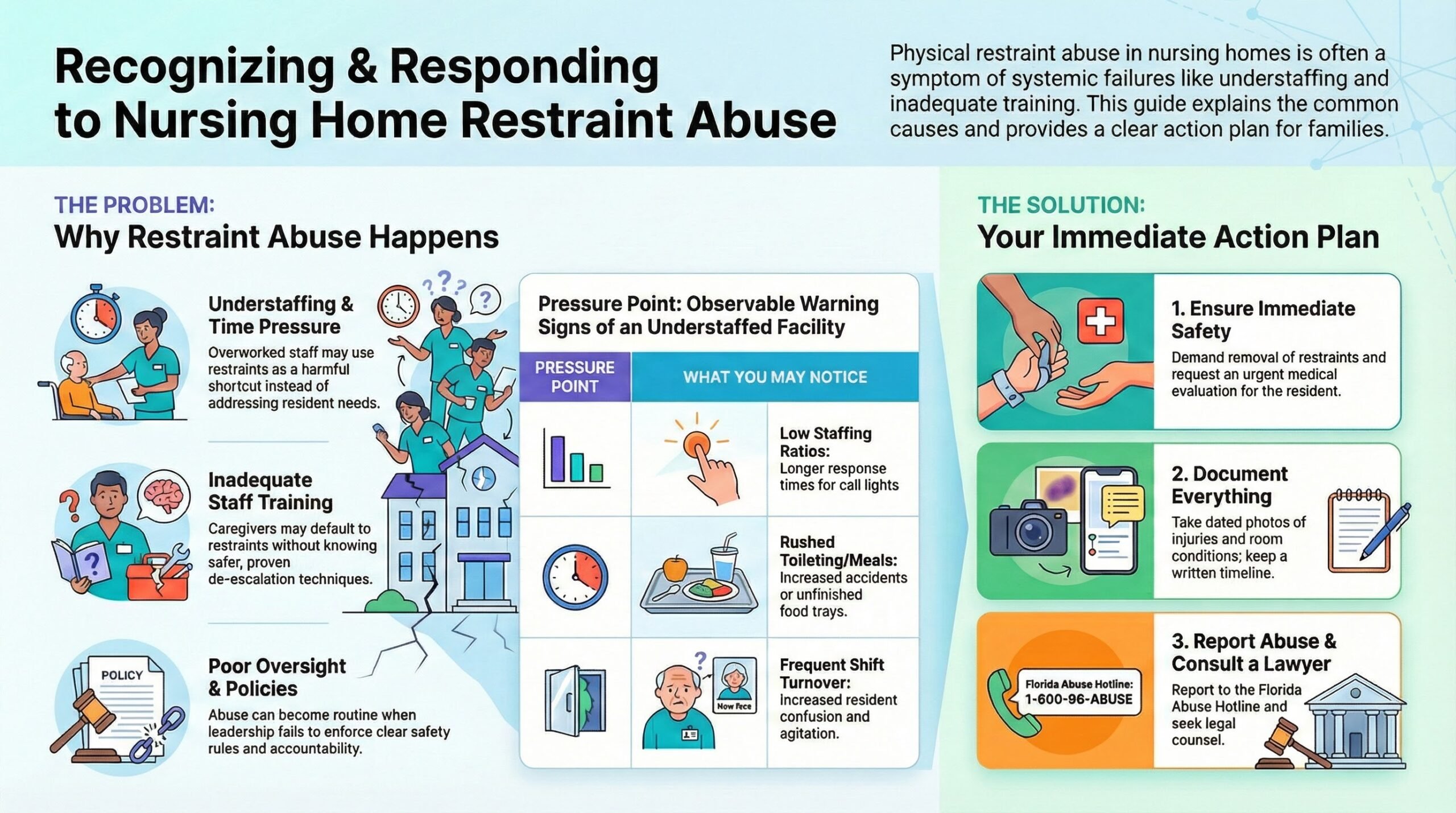Recognizing Nursing Home Restraint Abuse