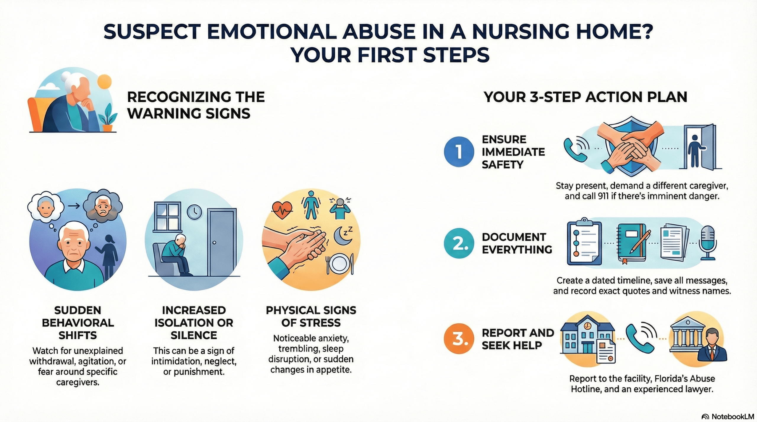 Recognizing Nursing Home Abuse First Steps