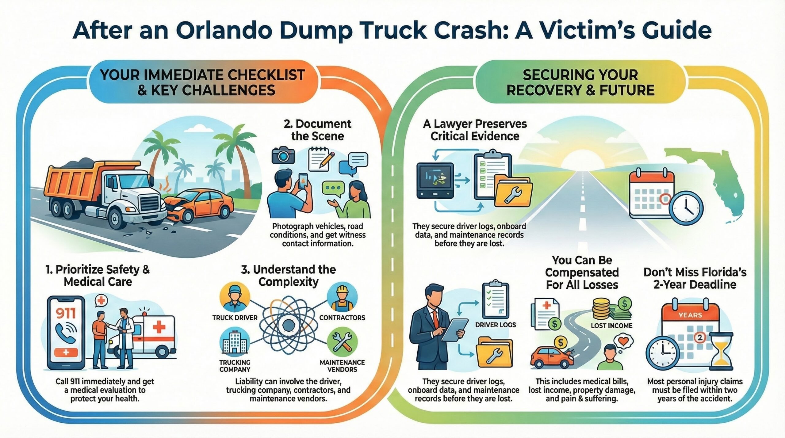 Orlando Dump Truck Accident Lawyer