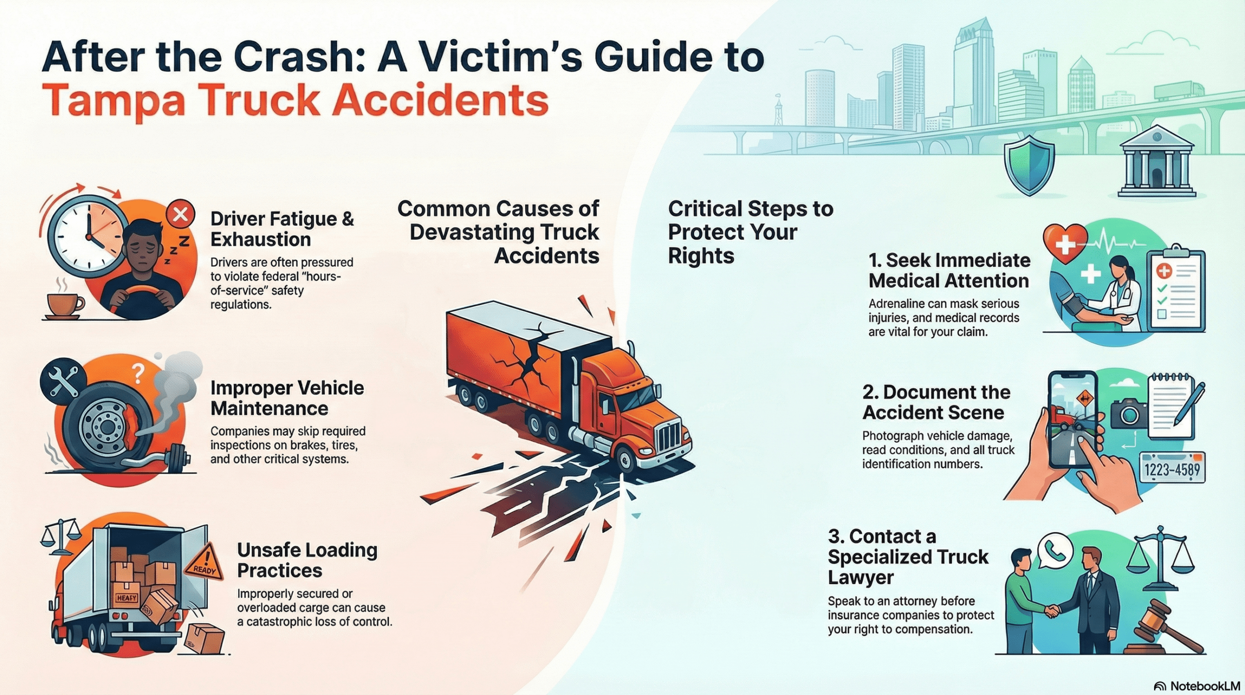 Tampa 18-Wheeler & Semi-Truck Accident Lawyer