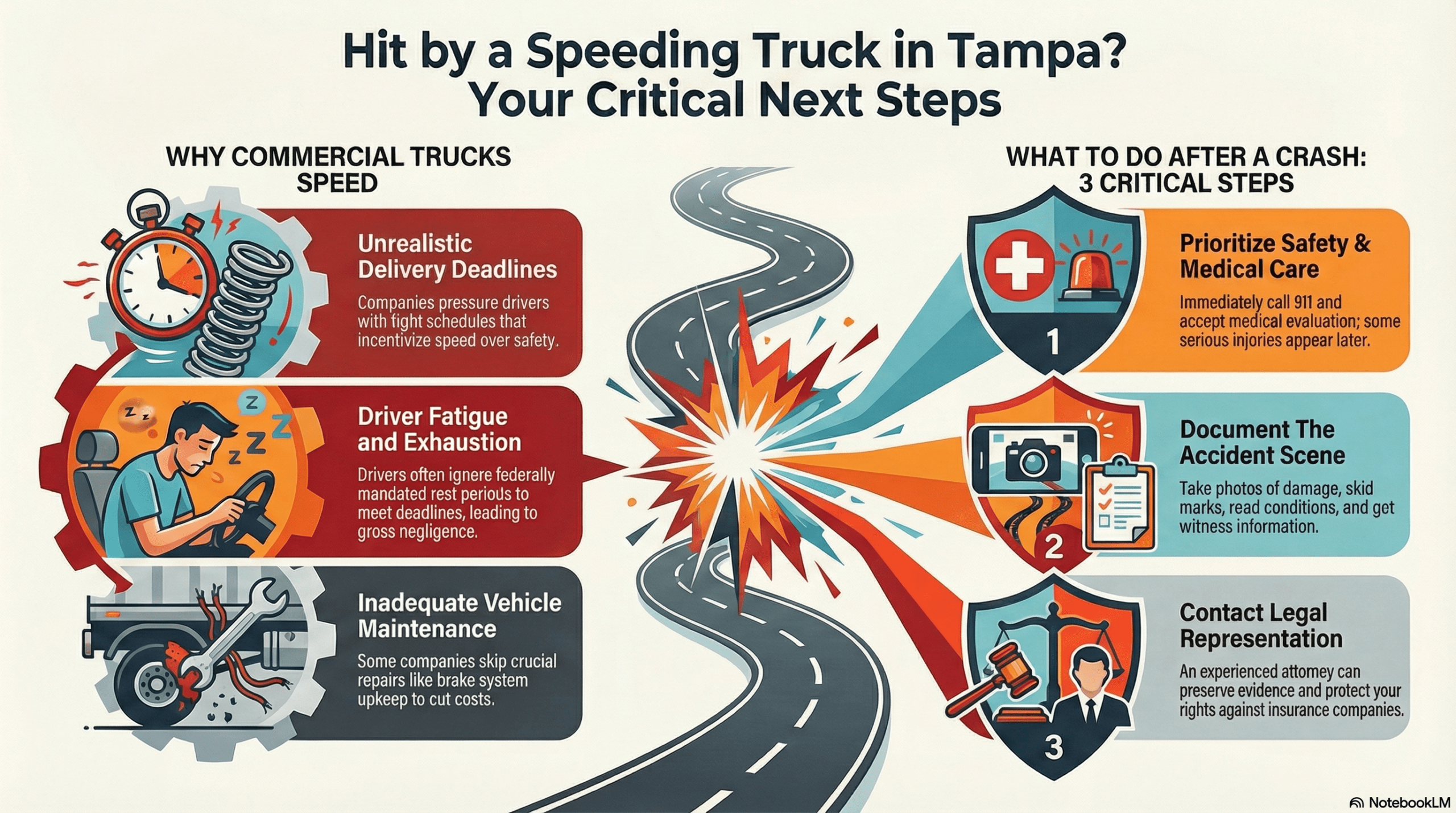 Tampa Speeding Truck Accident Lawyer