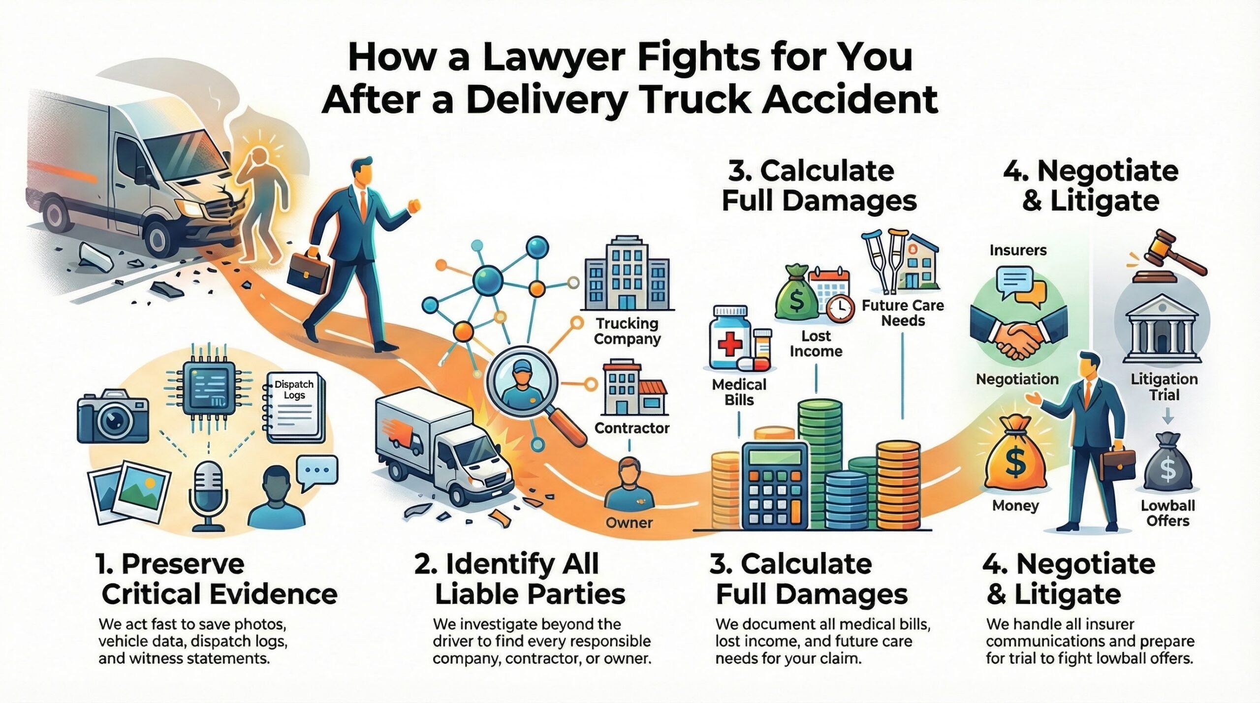 Four Steps After Truck Accident