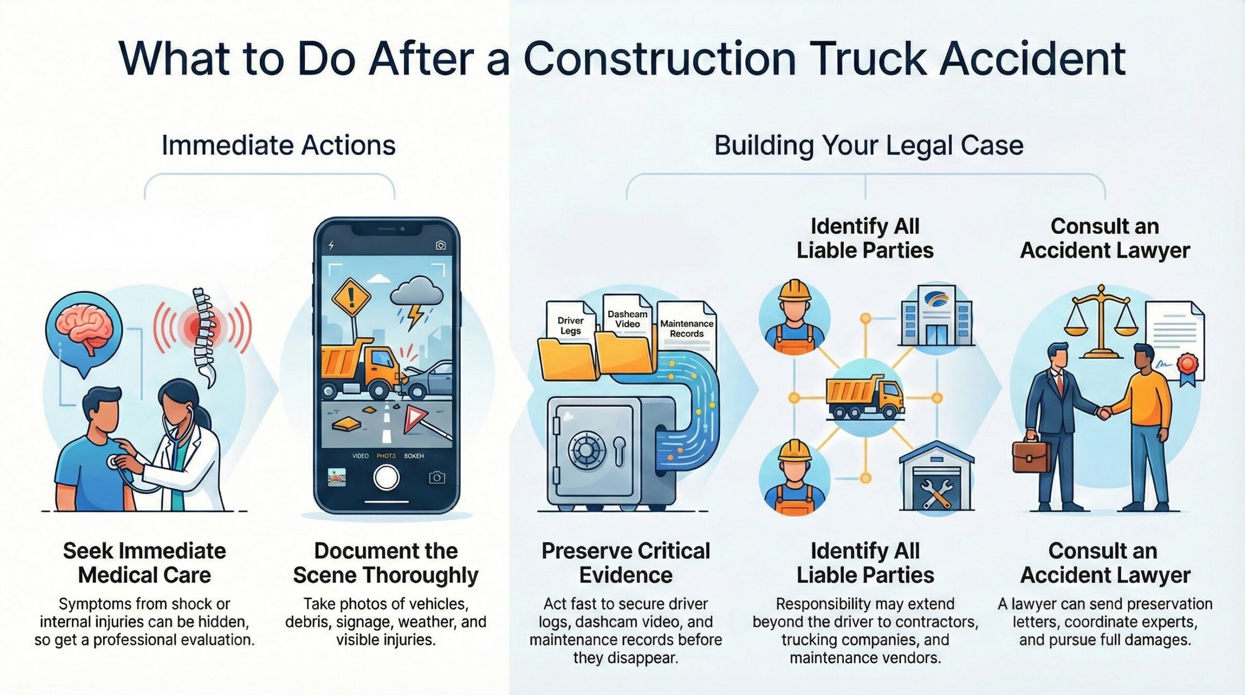 Construction Truck Accident Checklist