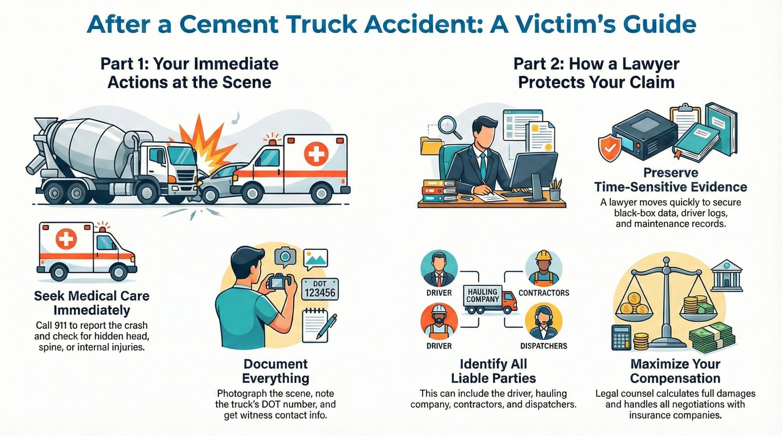 Cement Truck Accident Victim's Guide
