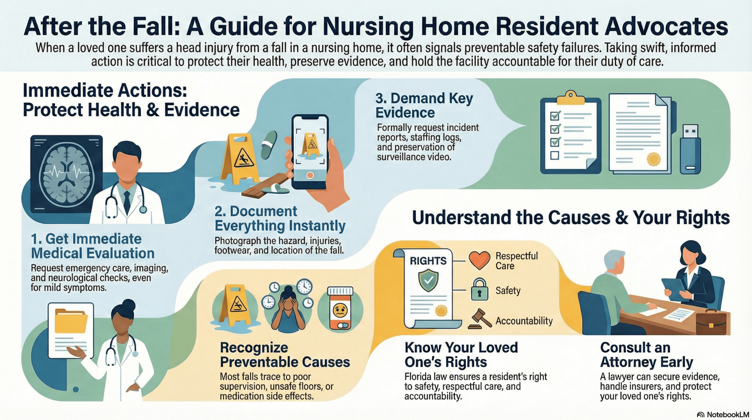 Fort Lauderdale Nursing Home Fall Resulting in Head Injury Lawyer