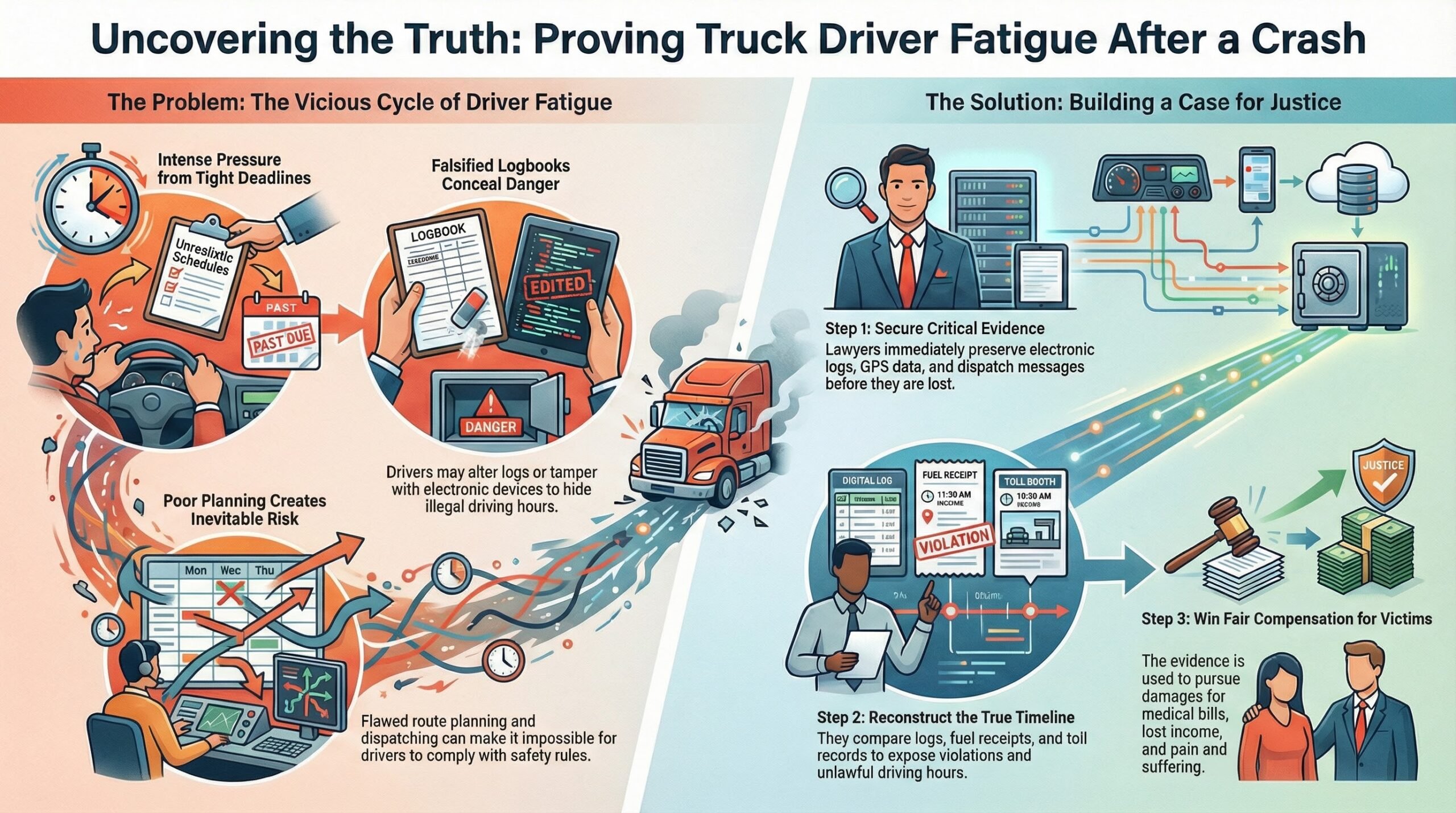 Uncovering Truck Driver Fatigue Aftermath