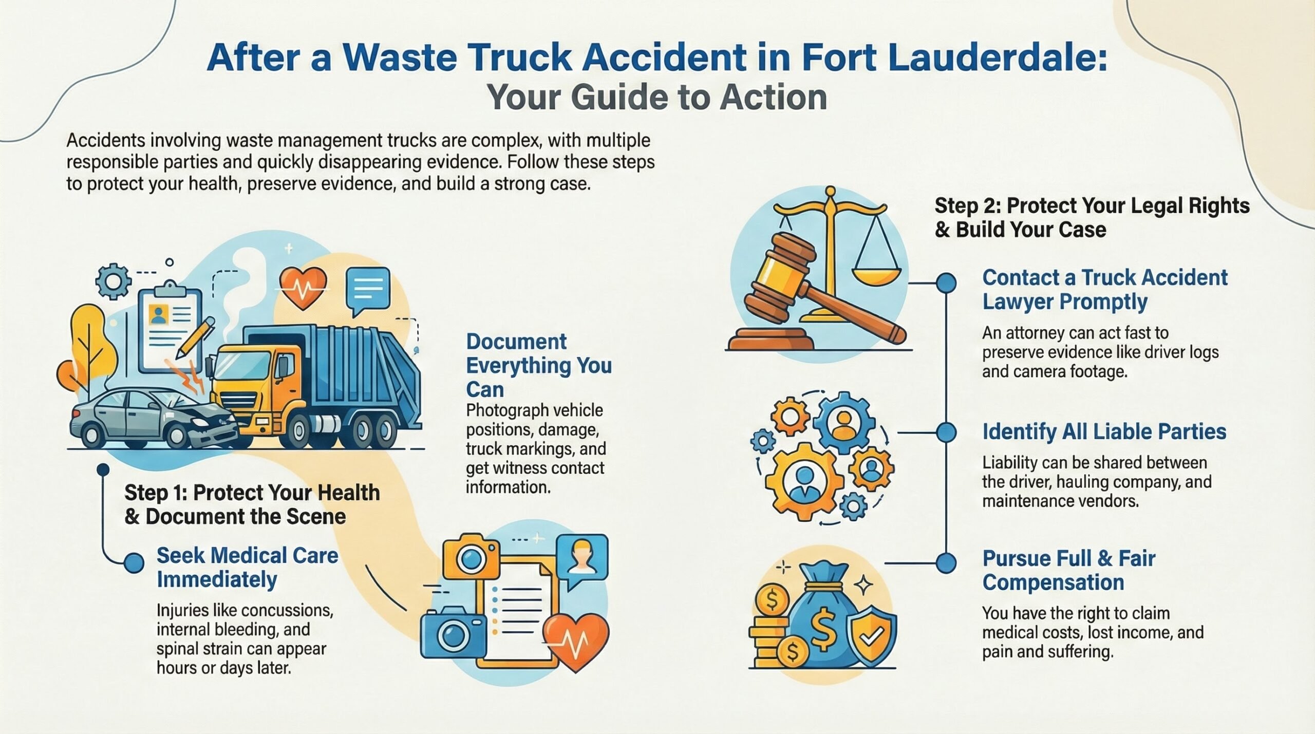 Fort Lauderdale Waste Management Truck Accident Lawyer