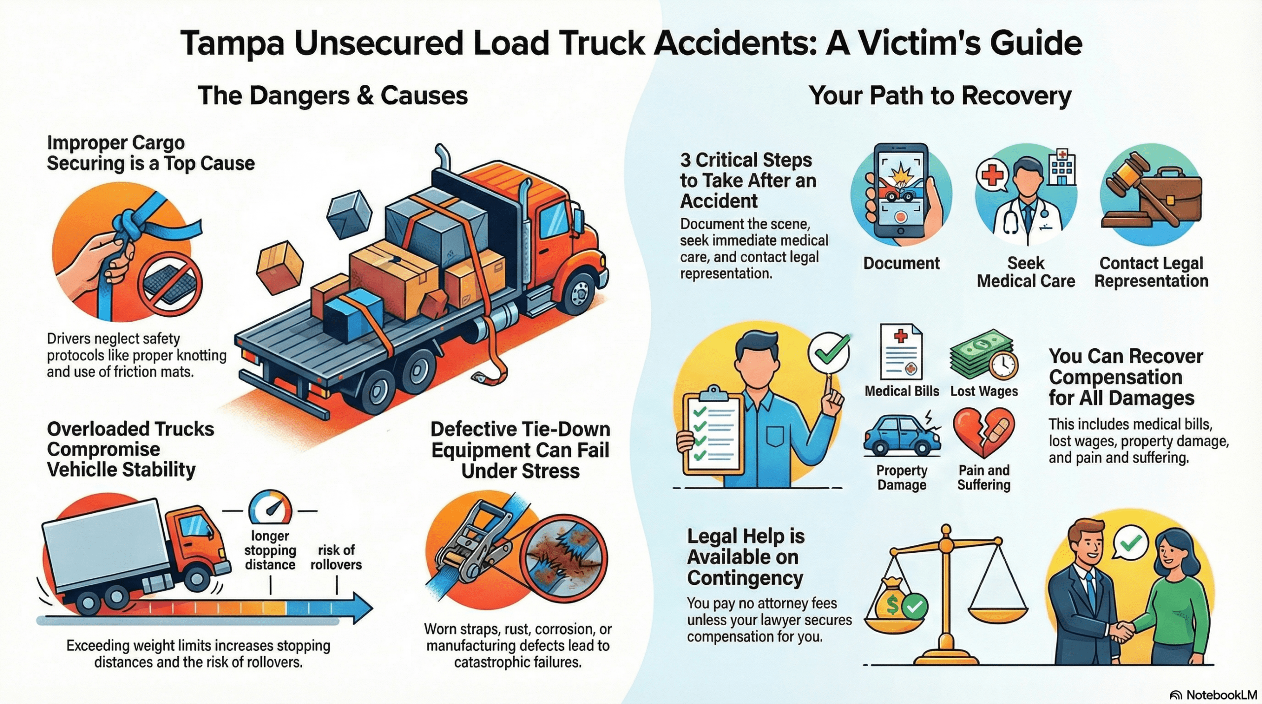 ampa Unsecured Load Truck Accident Lawyer