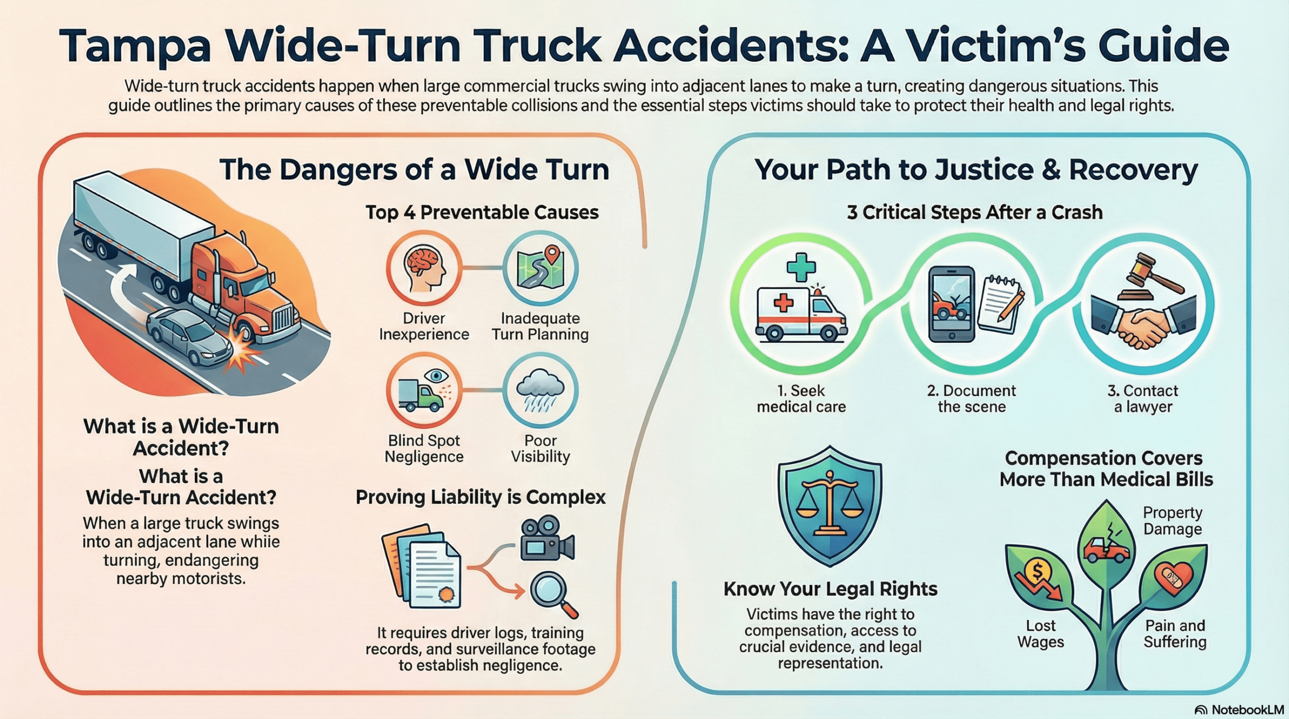 Tampa Wide-Turn Truck Accident Lawyer