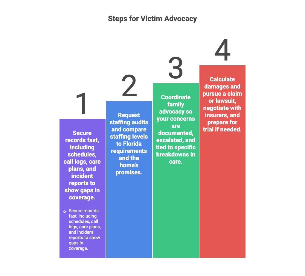 Steps for Victim Advocacy