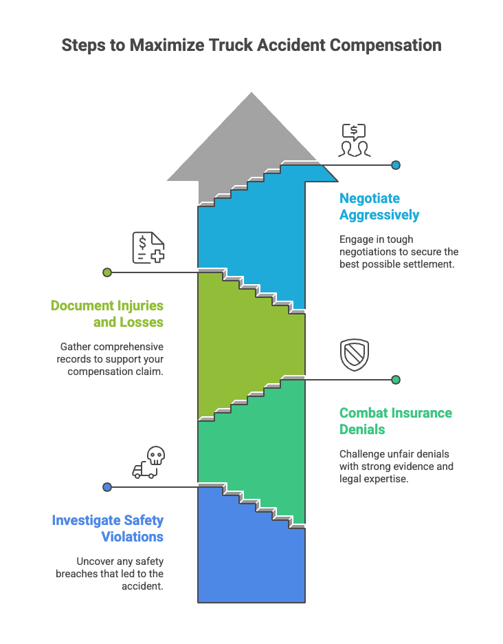 Steps to Maximize Truck Accident Compensation