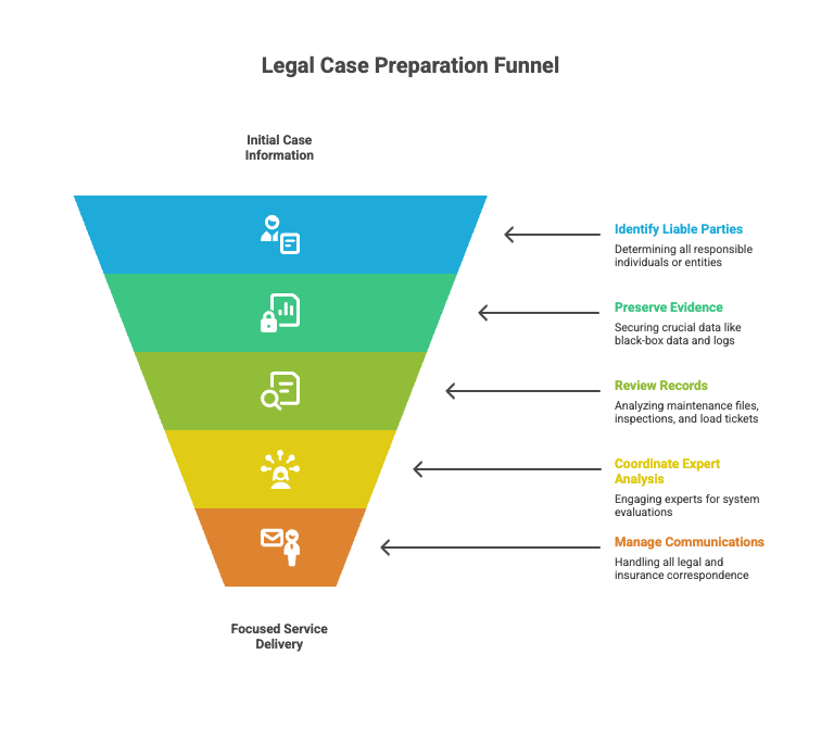 Legal Case Preparation Funnel