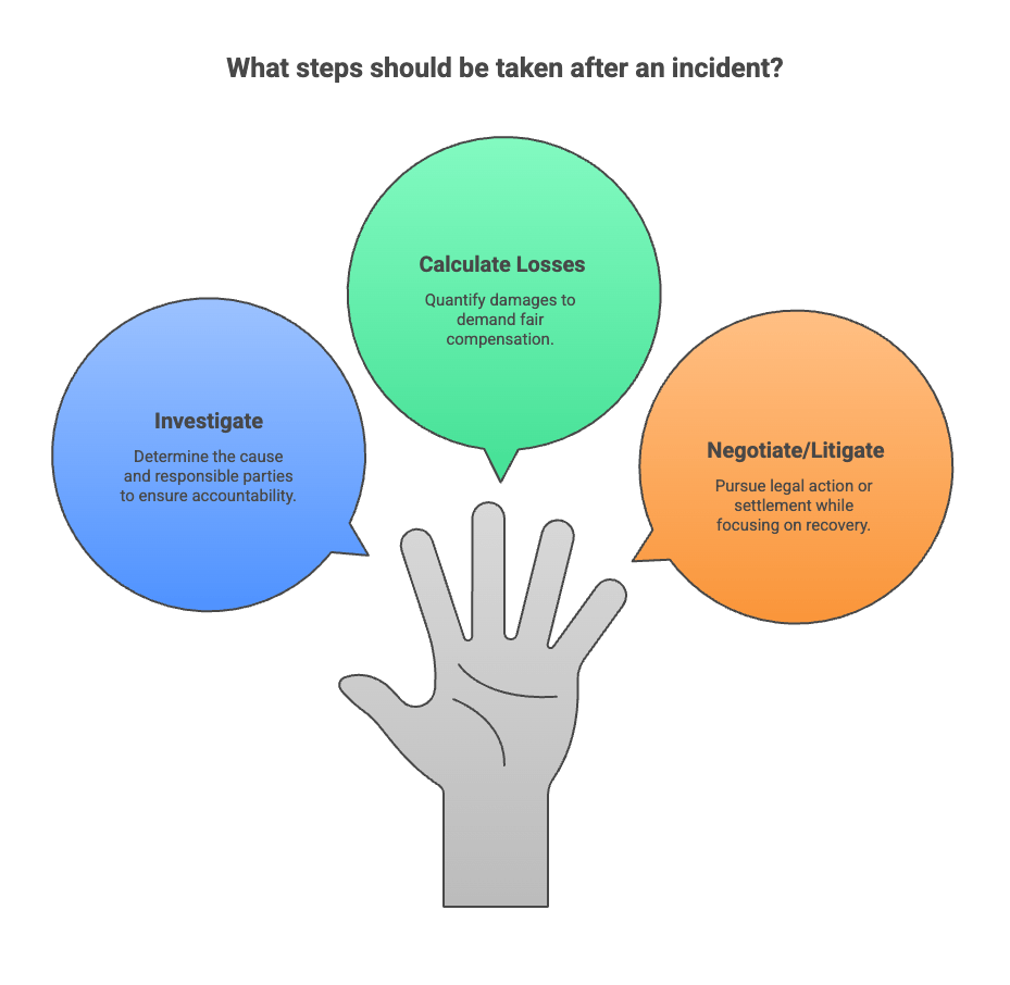 What steps should be taken after an incident?