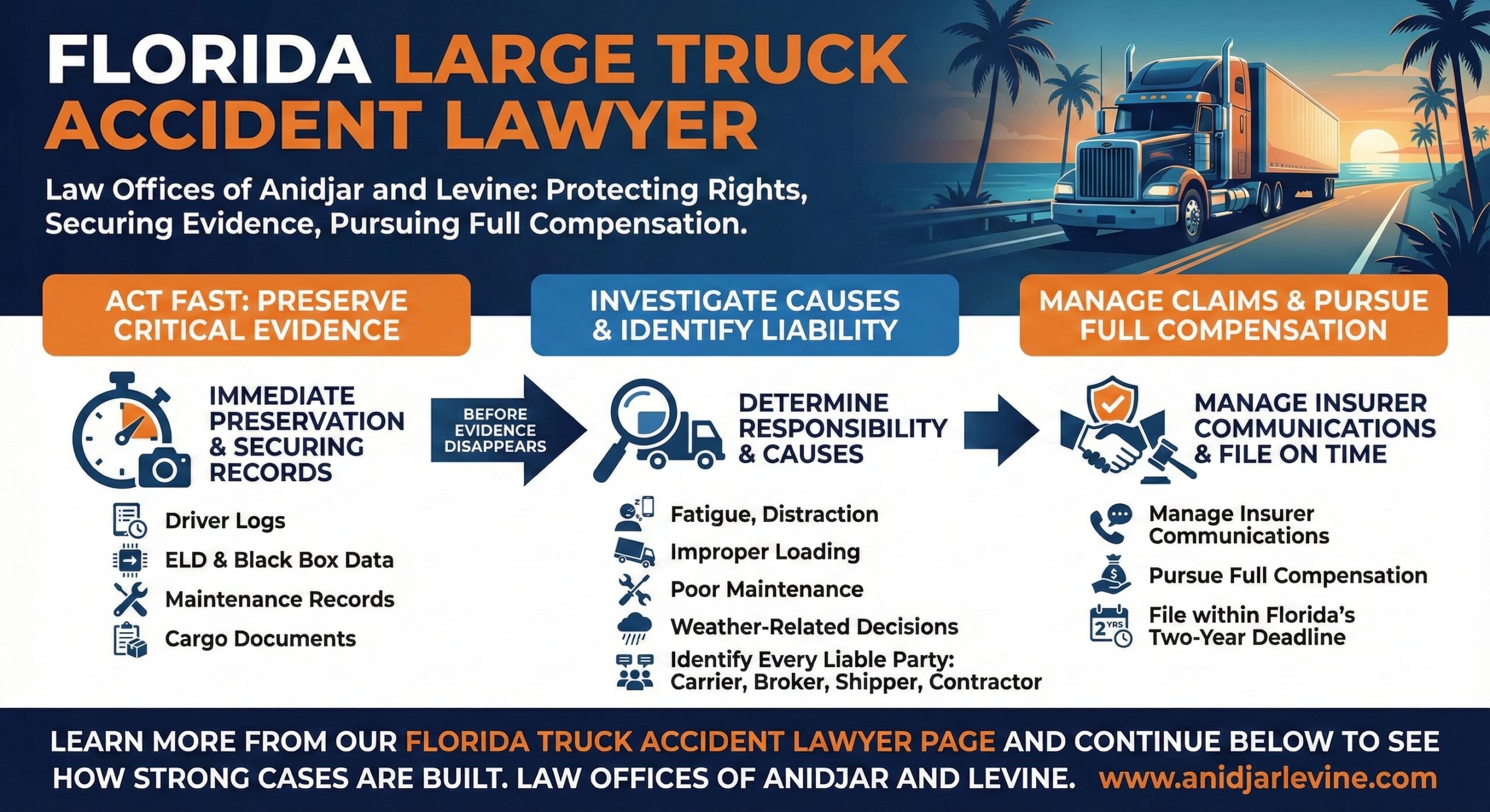 Florida Large Truck Accident Lawyer