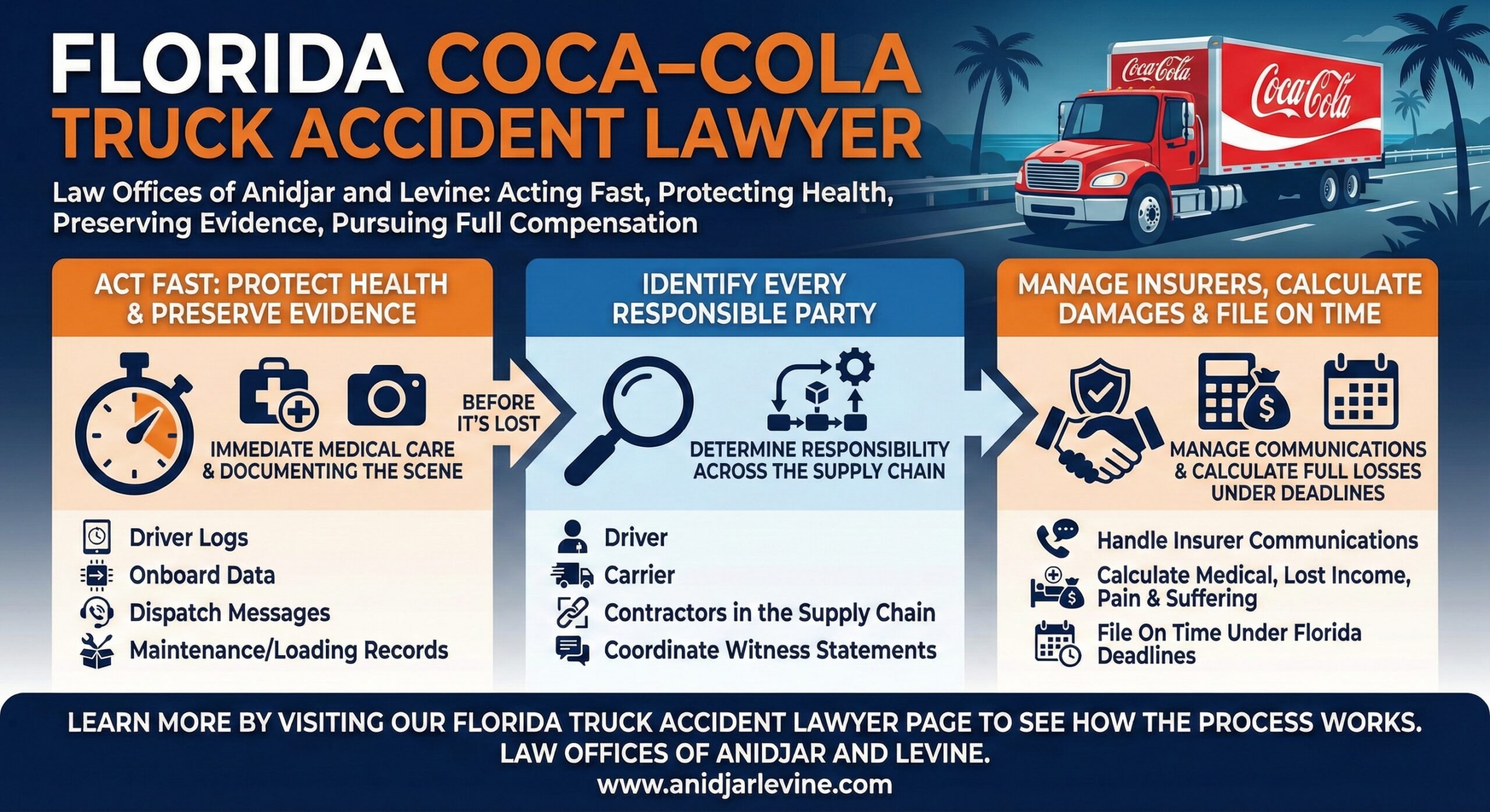 Florida Coca-Cola Truck Accident Lawyer