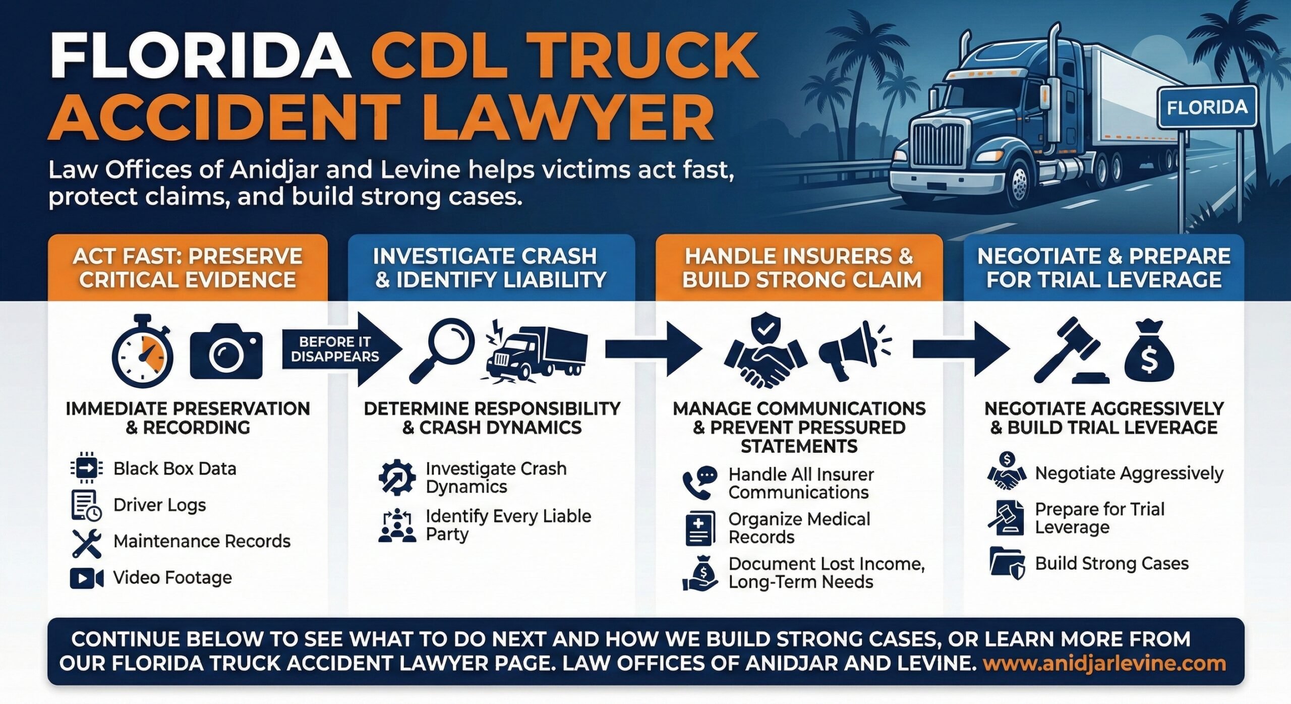 Florida CDL Truck Accident Lawyer