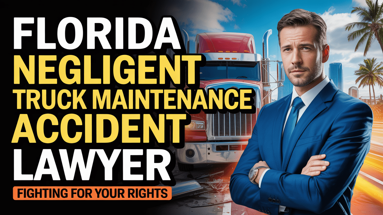 Abogado de accidentes por negligencia en mantenimiento de camiones en Florida