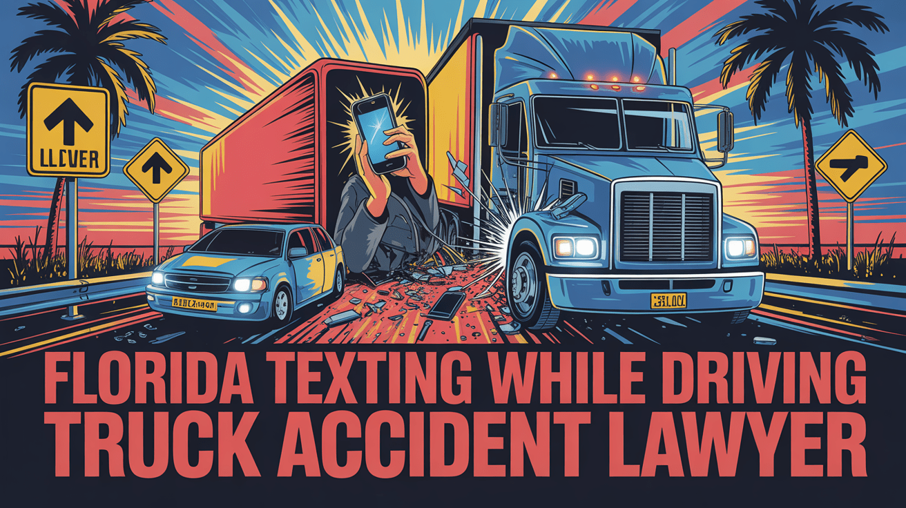 Florida Texting While Driving Truck Accident Lawyer 