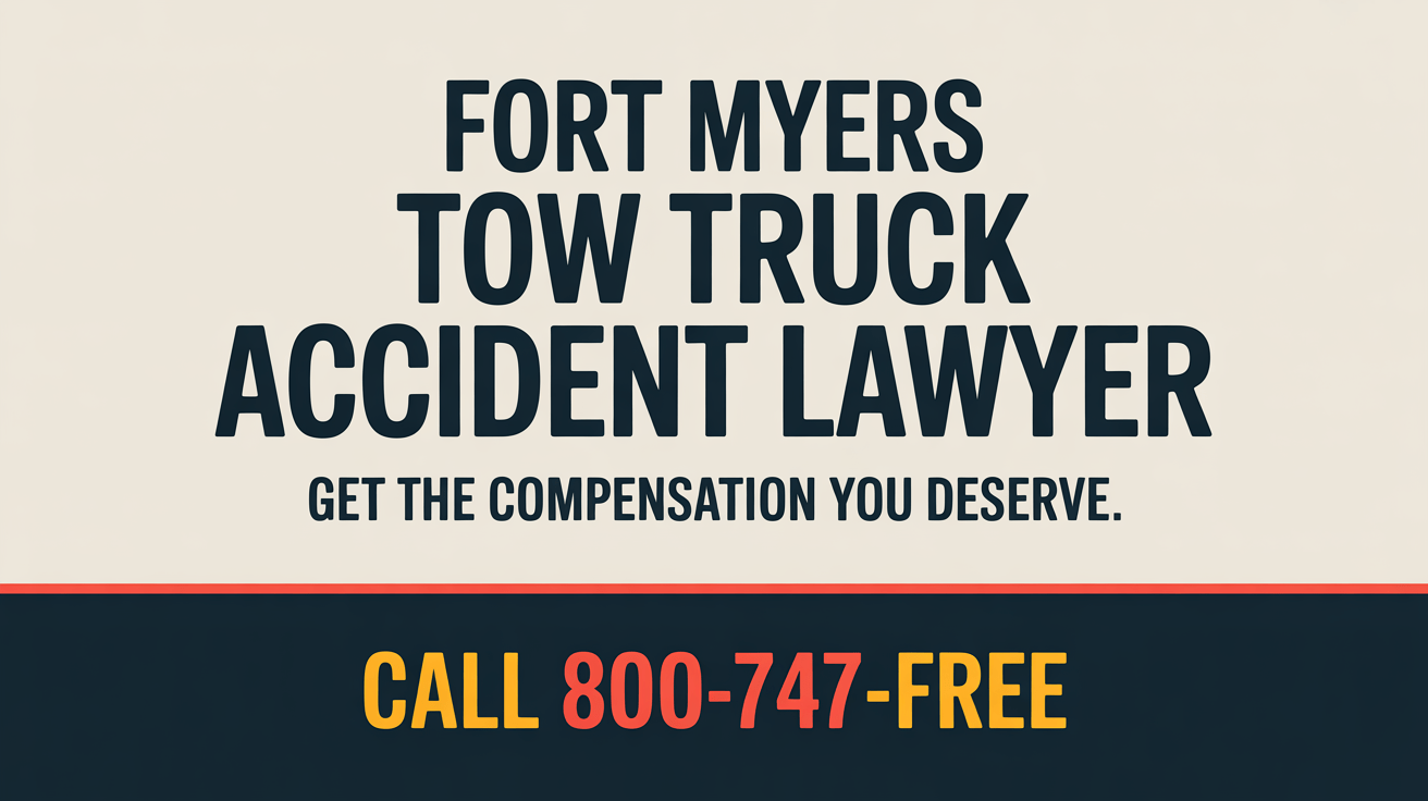 Abogado de accidentes con camiones en Fort Myers