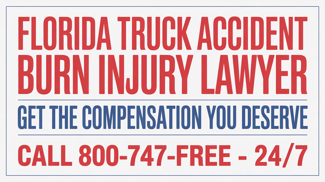 Florida Truck Accident Burn Injury Lawyer