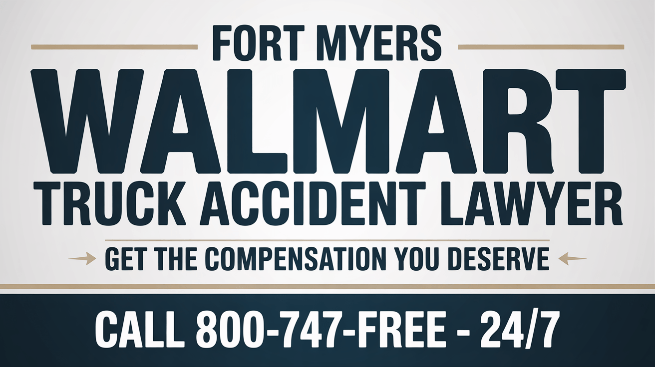 Abogado de Accidentes de Camiones en Walmart en Fort Myers