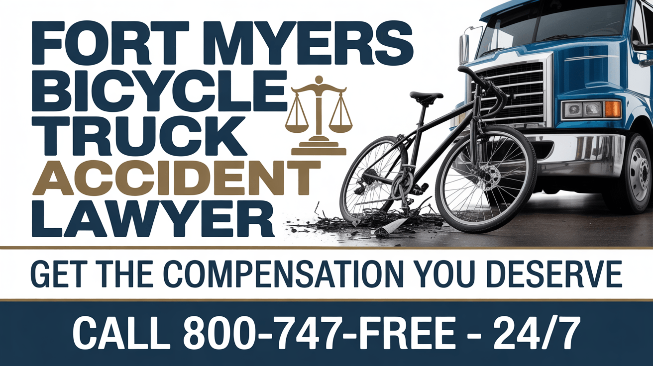 Abogado de Accidentes de Bicicleta y Camión en Fort Myers