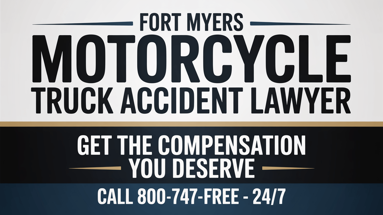 Fort Myers Motorcycle Truck Accident Lawyer