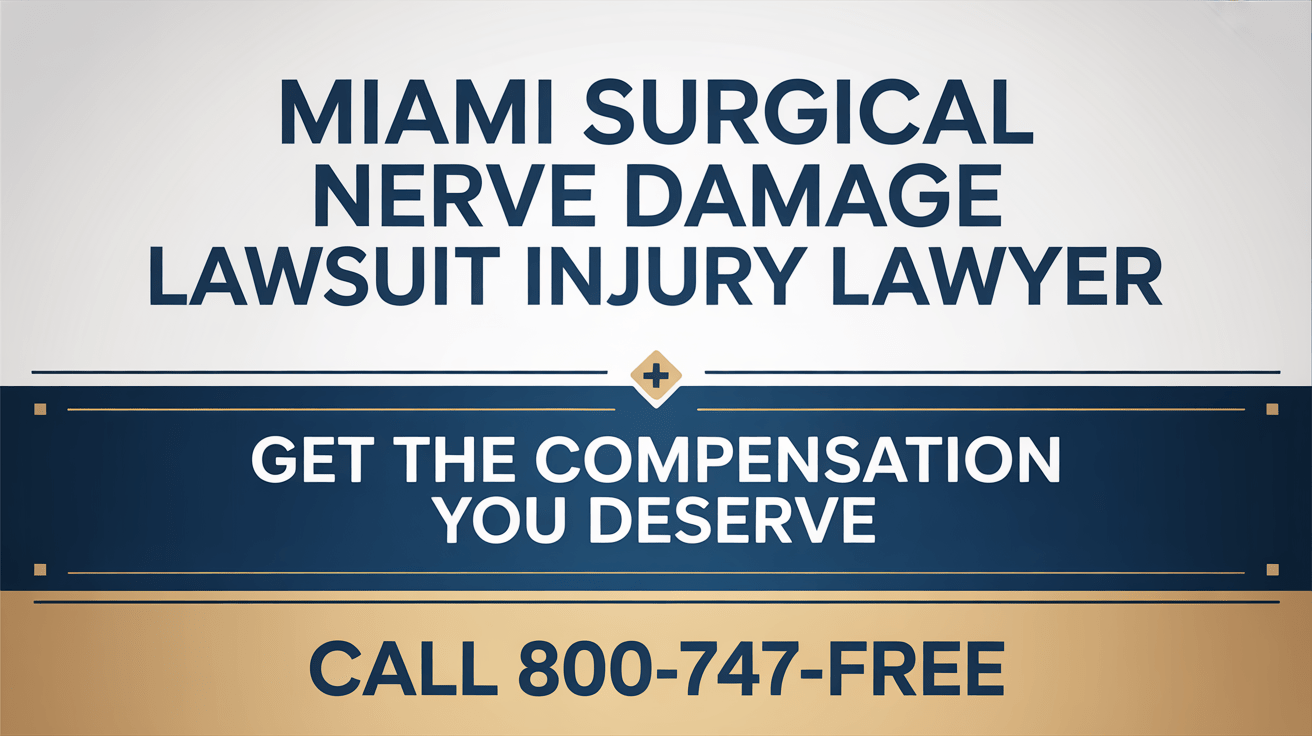 Abogado de daños nerviosos quirúrgicos en Miami