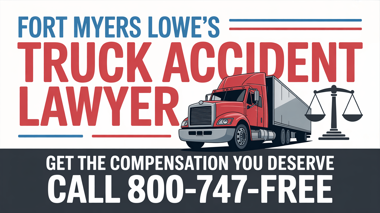 Abogado de Accidentes de Camiones Lowe's en Fort Myers