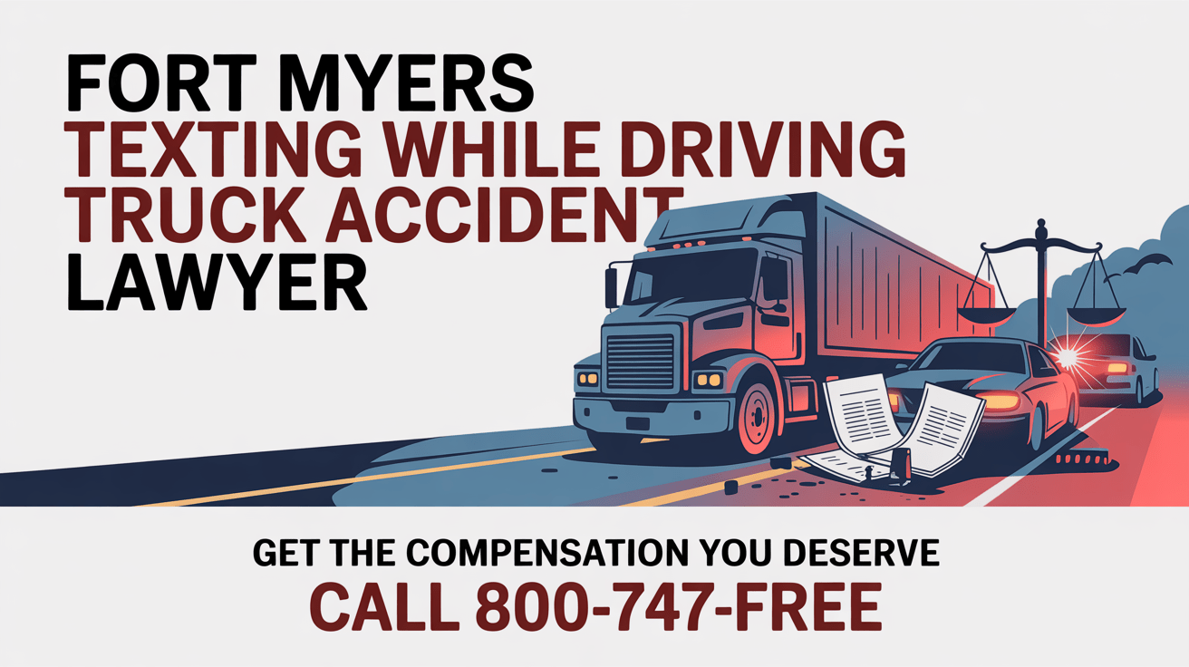Fort Myers Texting While Driving Truck Accident Lawyer