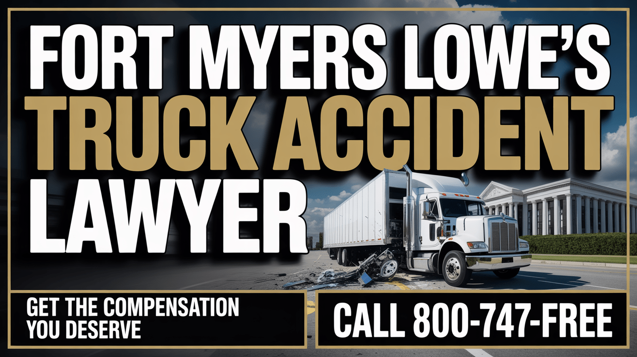 Abogado de Accidentes de Camiones Lowe's en Fort Myers