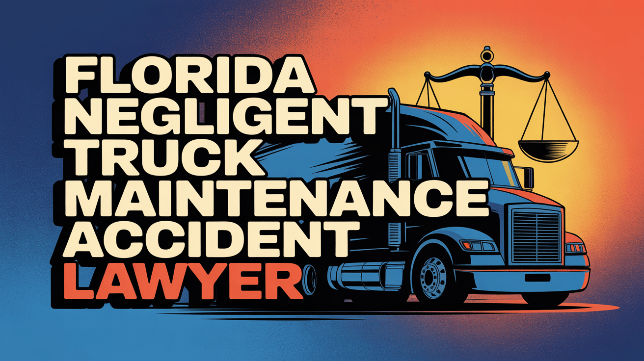 Abogado de accidentes por negligencia en mantenimiento de camiones en Florida