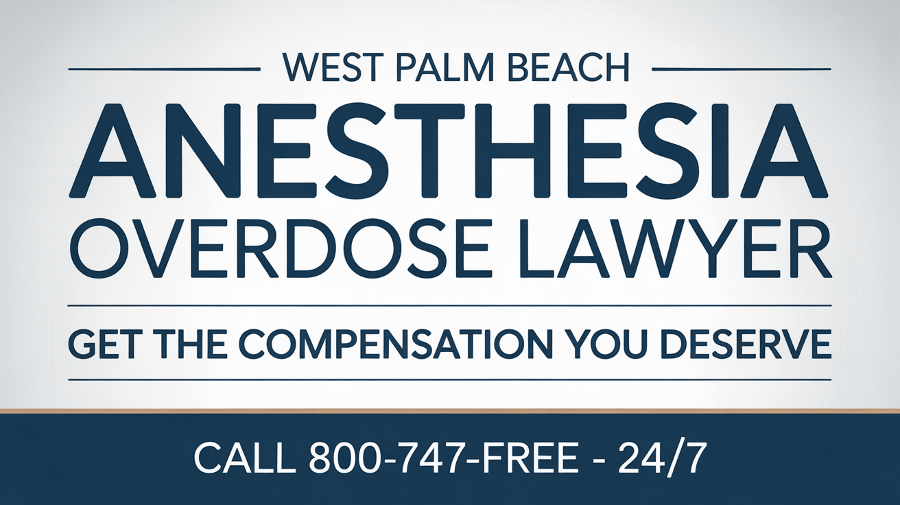 Abogado de sobredosis de anestesia en West Palm Beach