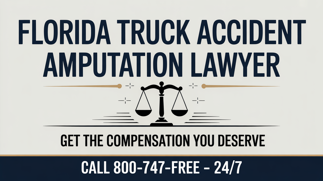 Abogado de Amputaciones por Accidentes de Camiones en Florida