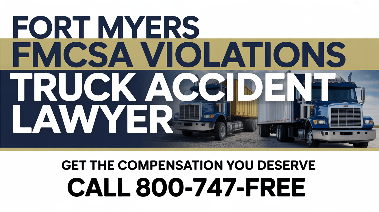 Fort Myers FMCSA Violations Truck Accident Lawyer