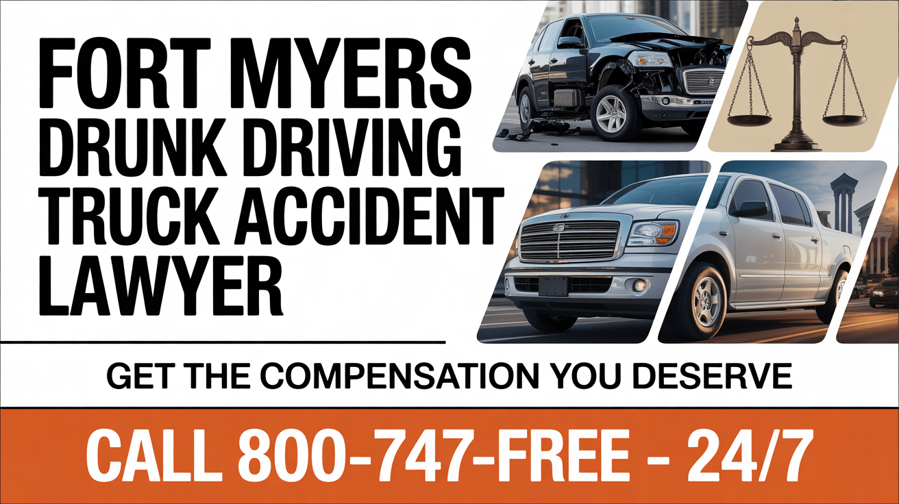 Abogado de Accidentes con Camiones por Conducción en Estado de Ebriedad en Fort Myers
